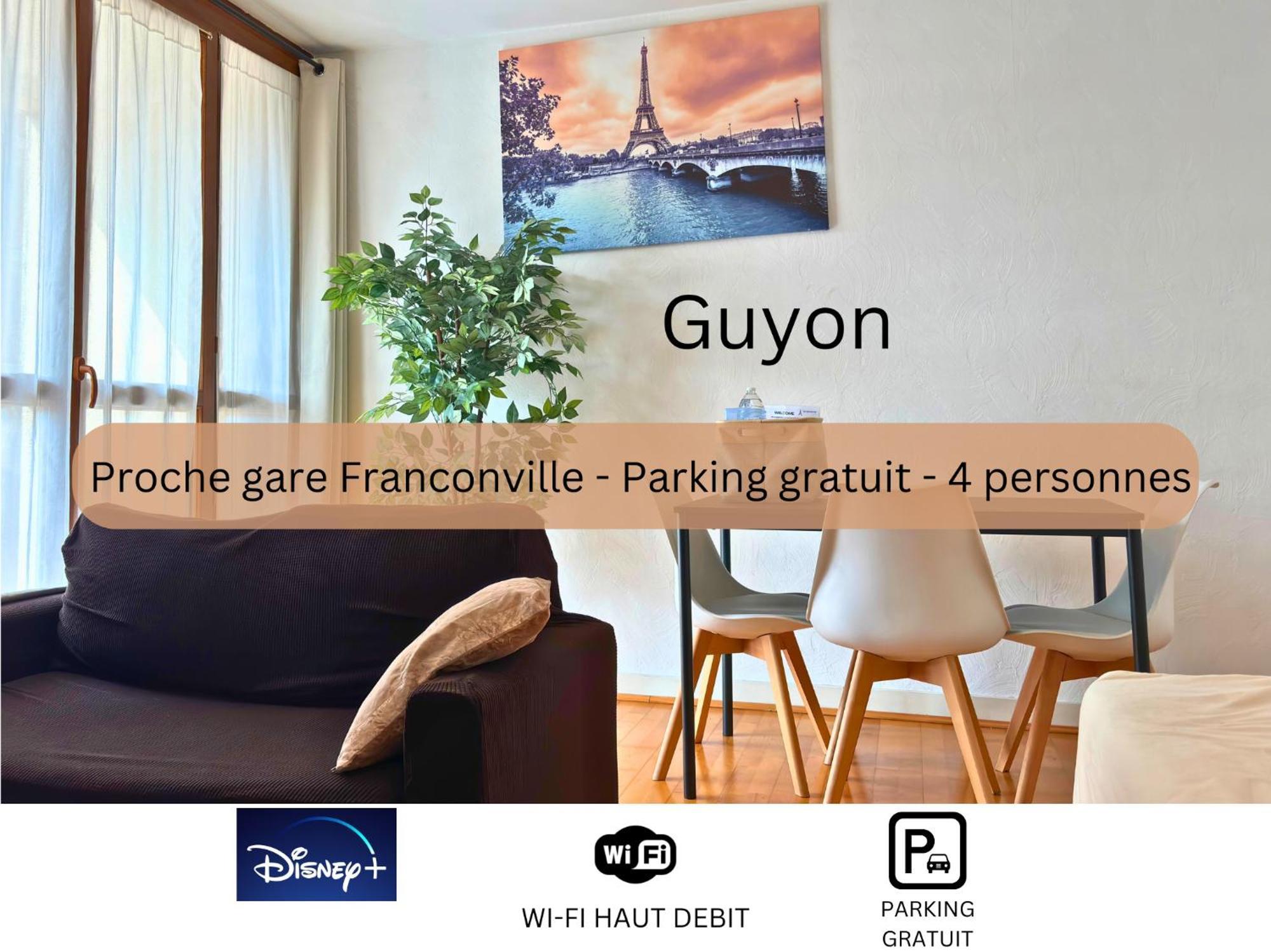 Guyon - Cosy Proche Gare Parking Facile - Balcon #Sirdest Apartamento Franconville  Exterior foto